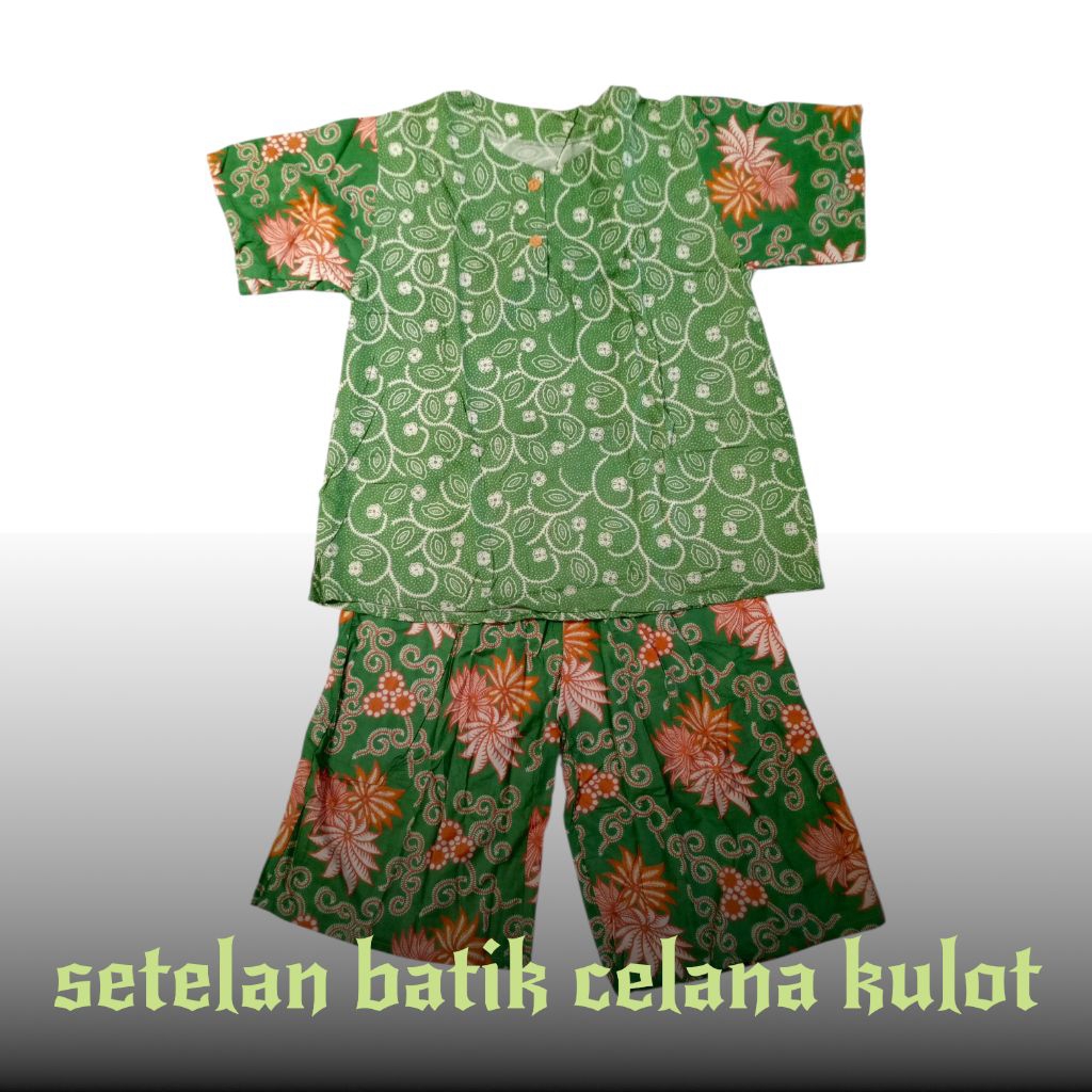 SETELAN BATIK BAJU-CELANA KULOT