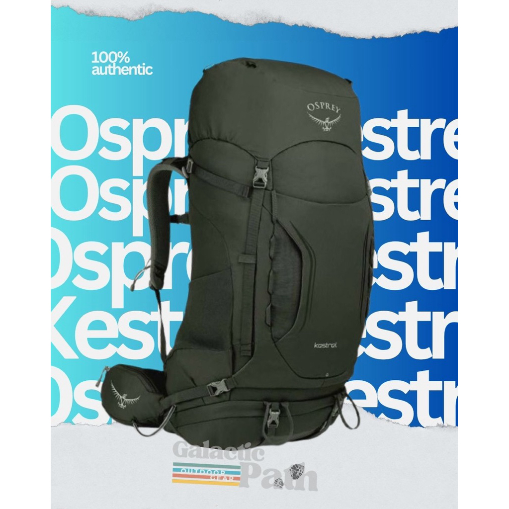 Osprey Kestrel 38L – Tas Gunung / Tas Carrier Hiking 38 Liter Original Unisex