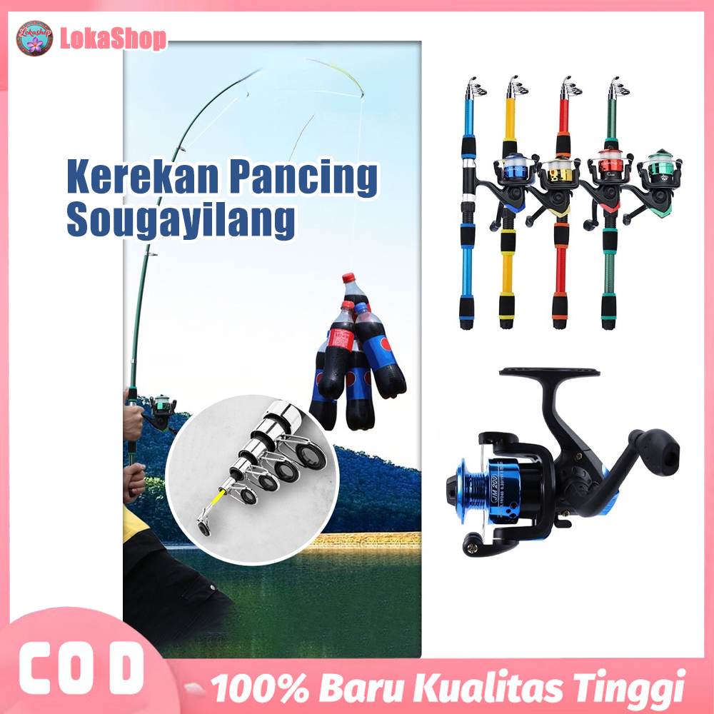 1 set alat pancing 1.8M / alat pancing murah / alat pancingan / alat pancing ikan set