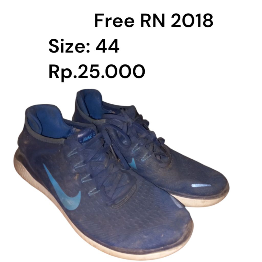 Sepatu Nike Free RN 2018 Size 44