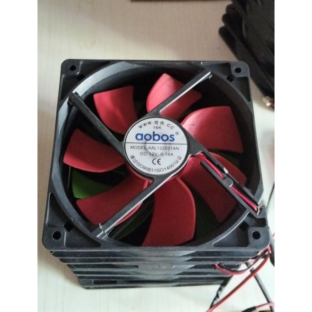 KIPAS FAN 12x12 12V 0.14 T 2.5CM BEKAS