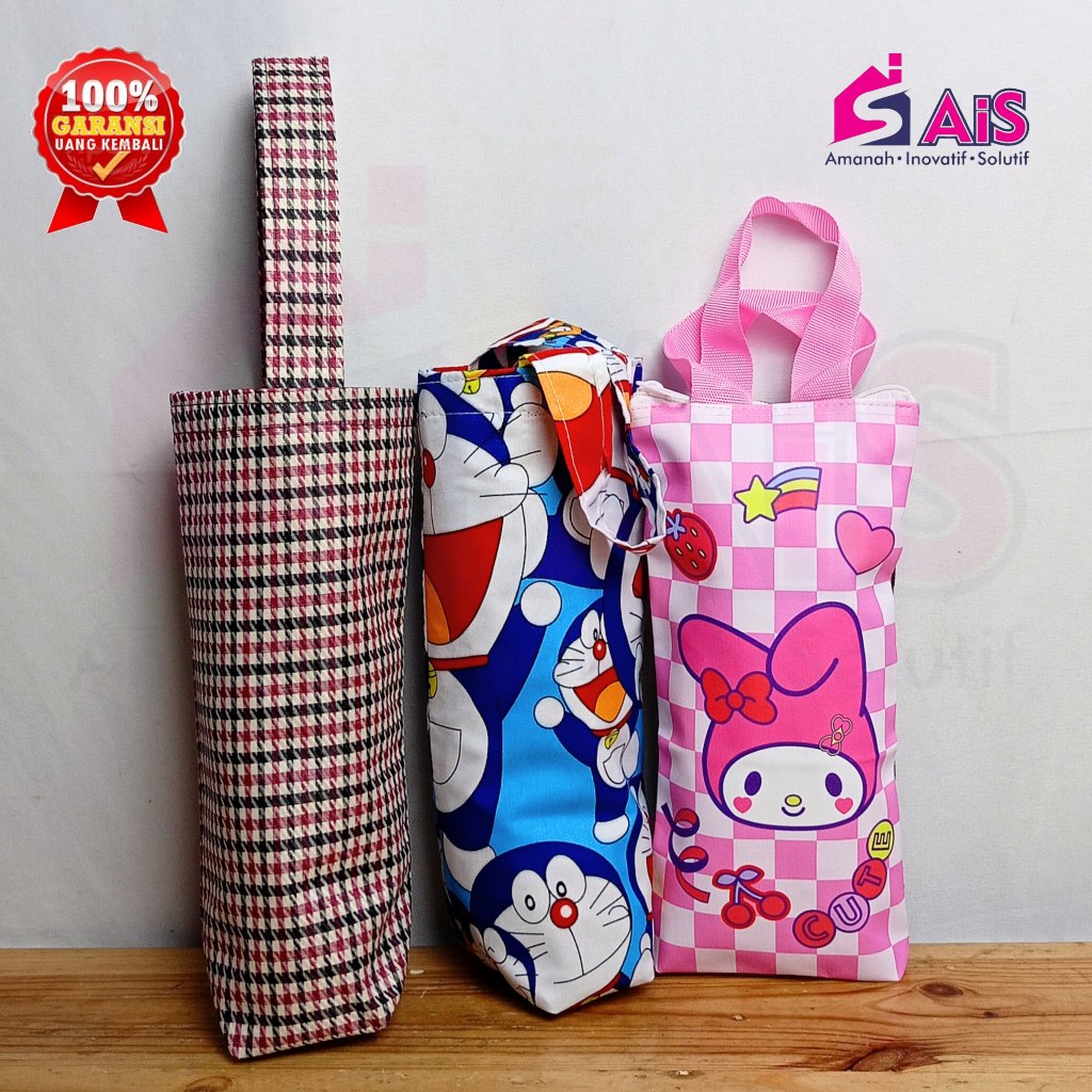 TAS  BOTOL  KAIN TAS BOTOL SHEPHERD TAS BOTOL MOTIF KARAKTER TAS BOTOL ANAK