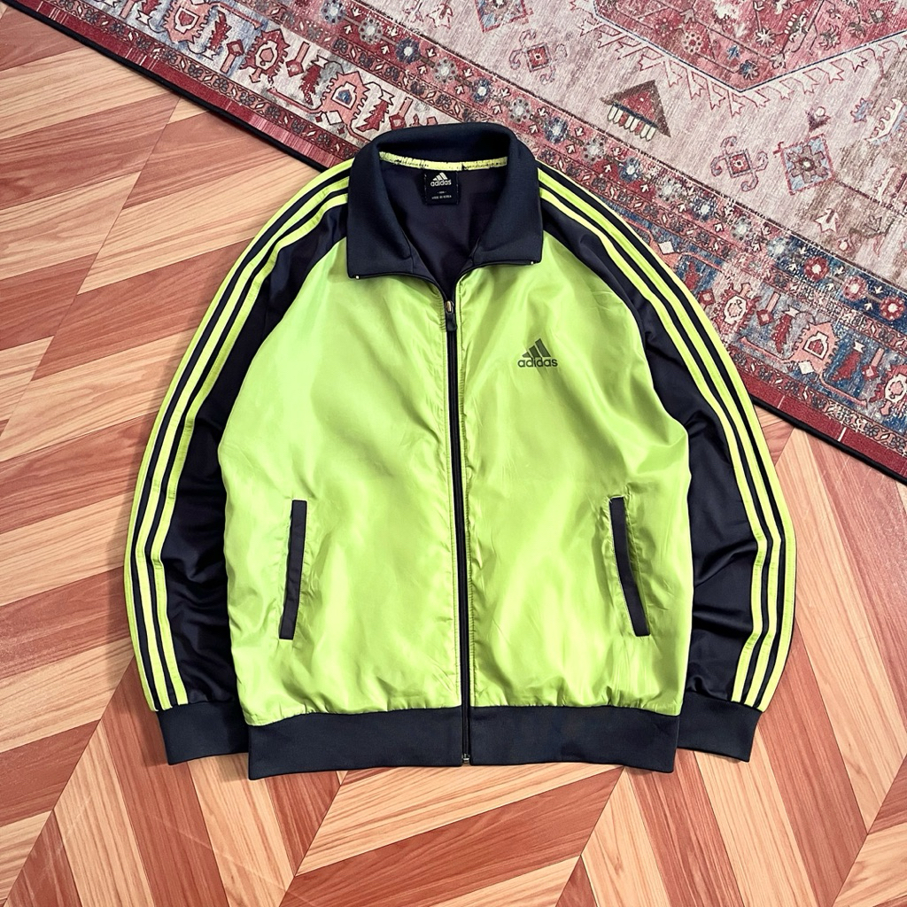 Tracktop Adidas Green Grey