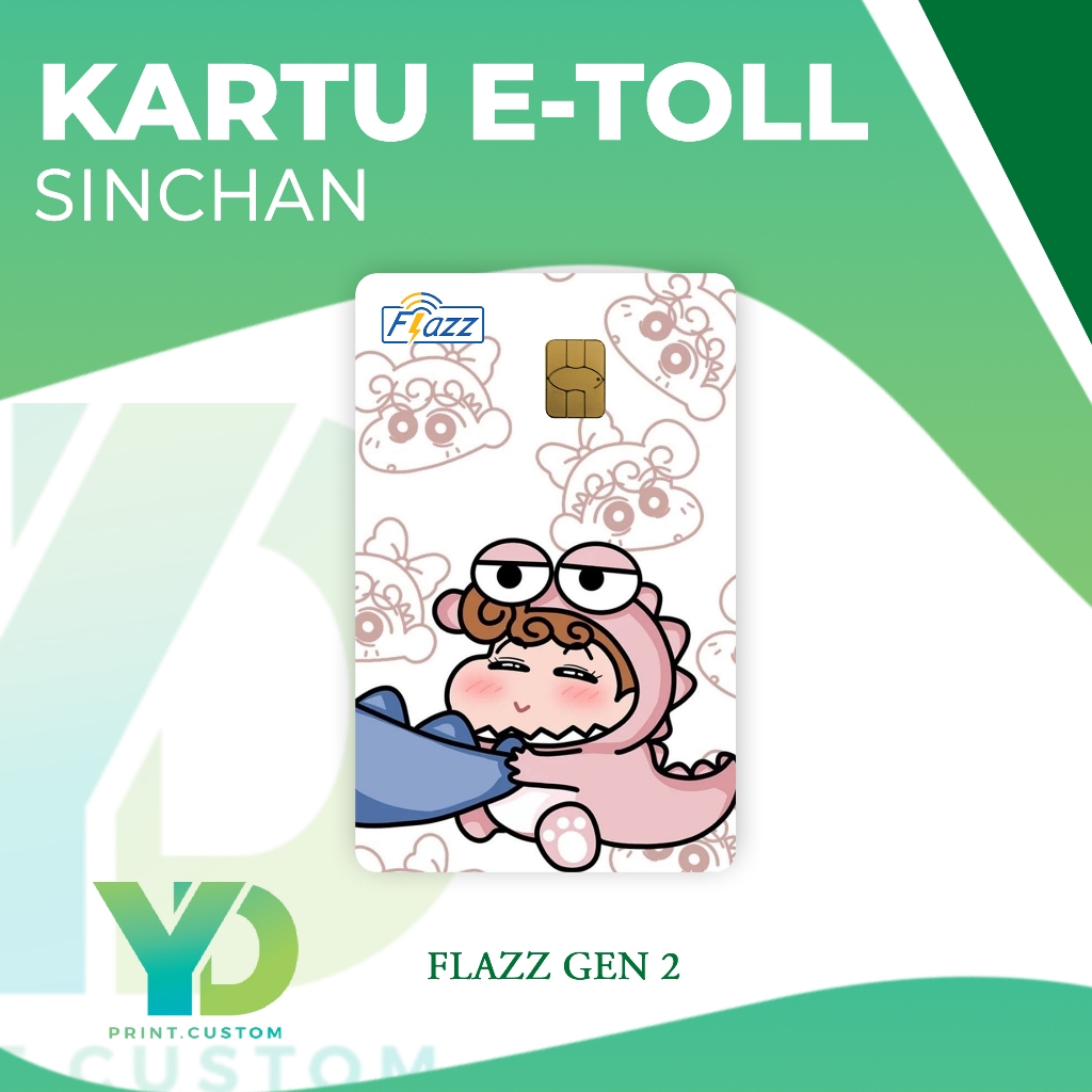 Kartu Flazz BCA Gen 2 Sudah suport NFC edisi Shinchan