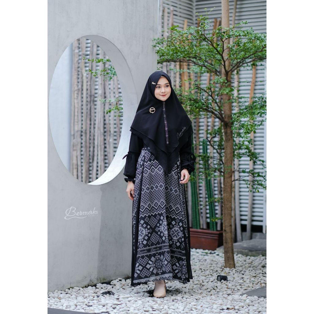 FAIZA SALSA GAMIS BERMERK, KERUDUNG SAKINAH GAMIS BERMERK, GAMIS DELIRA CERUTY, GAMIS SET BERMERK, G