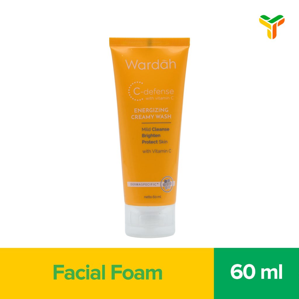 Wardah Facial Foam C-Defense Creamy 60 Ml