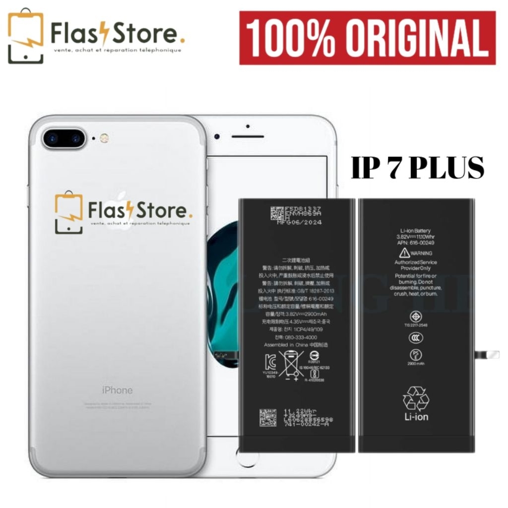 BATTERY BATU BATRE BATRAI BATERAI IPHONE 7 PLUS 100% ORIGINAL (DISTRIBUTOR)