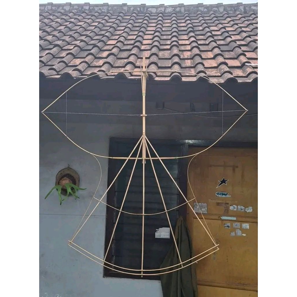 arku layangan janggan 150 meter belum di rakit belum di sampul