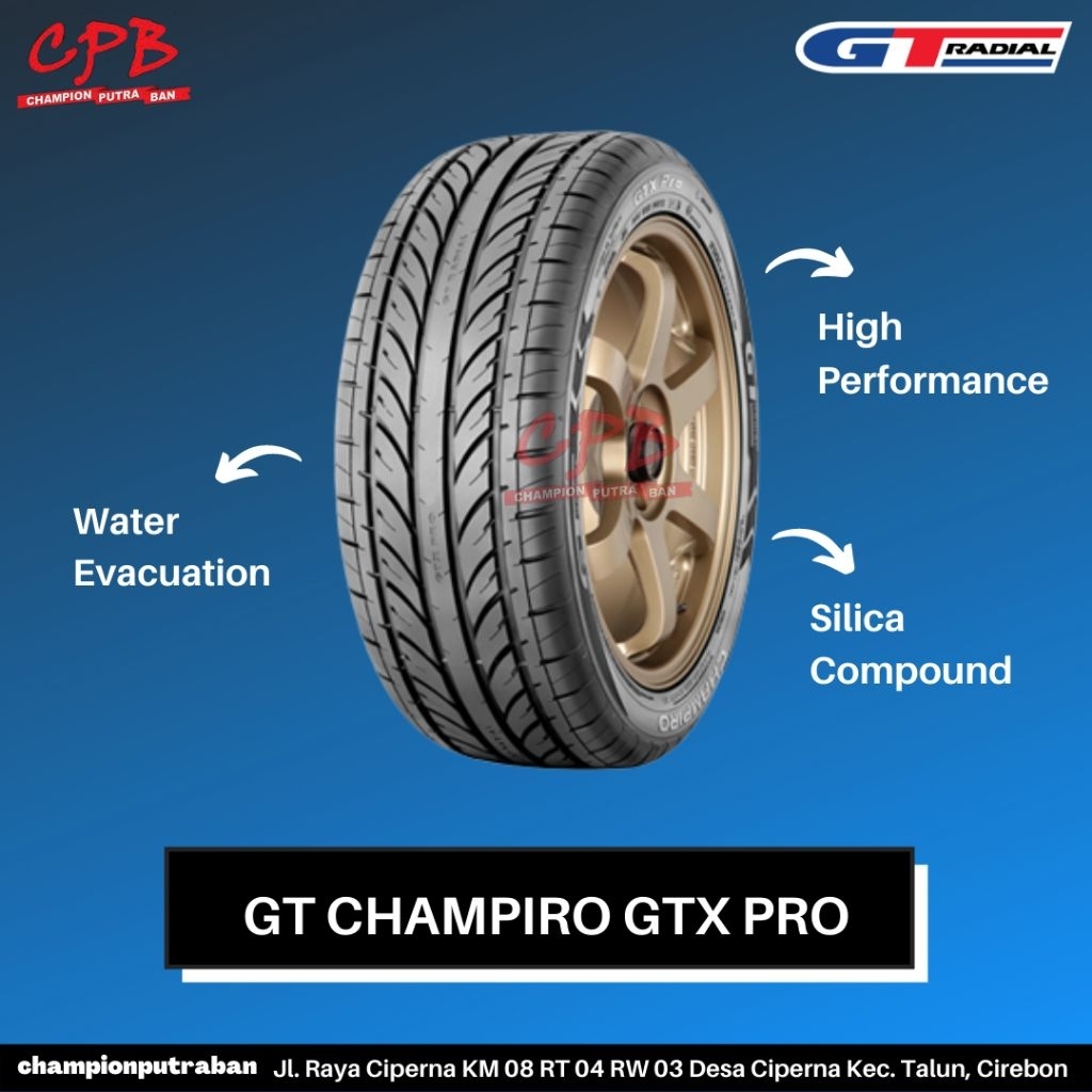 BAN MOBIL 195 55 R16 GT CHAMPIRO GTX PRO