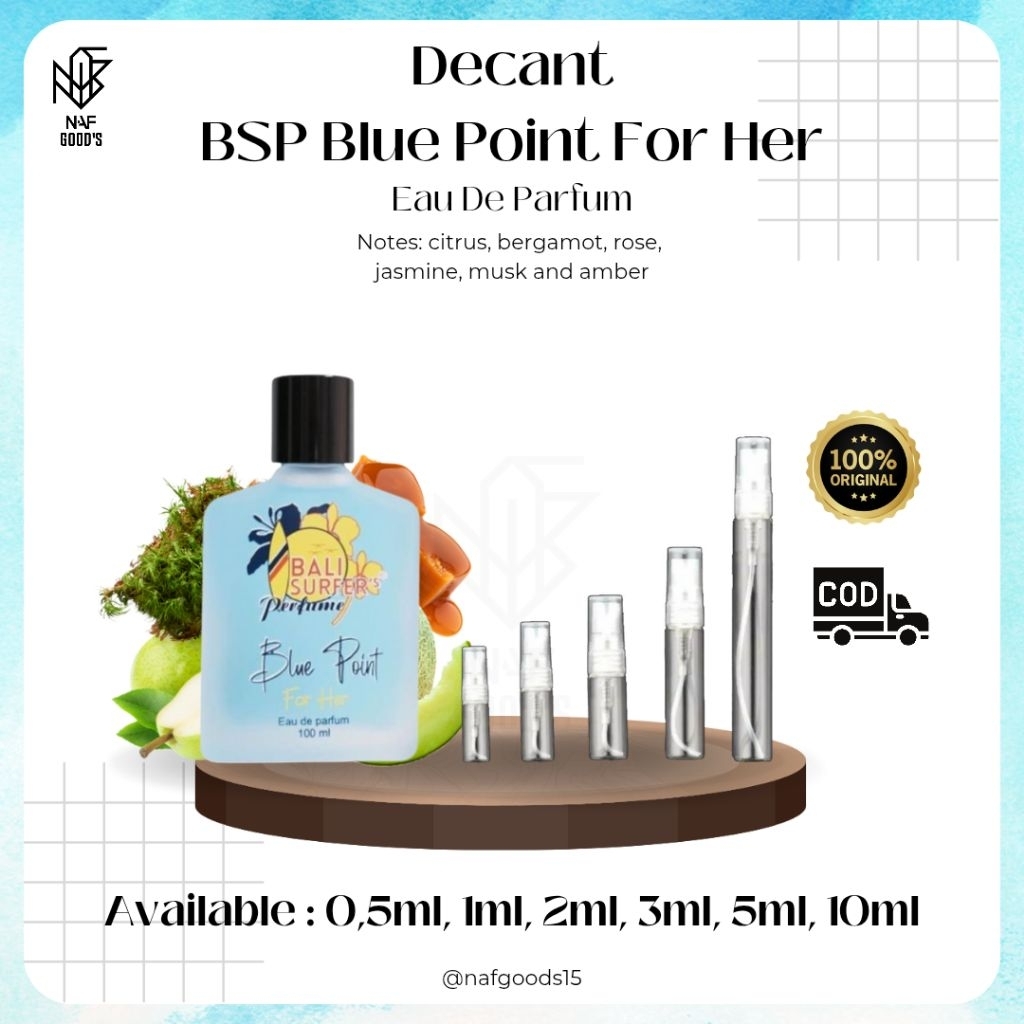 Decant Parfume BSP Blue Point For Her