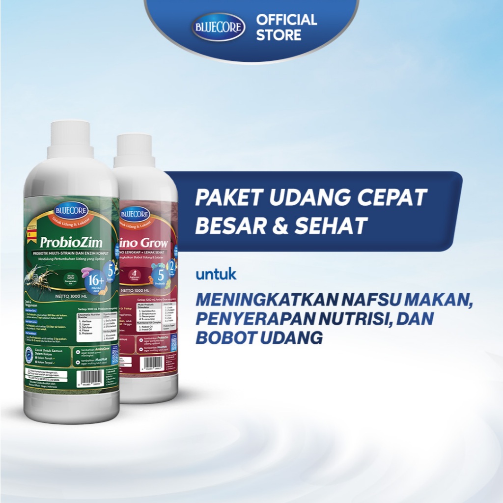 Bluecore Paket Amino Grow + Probiozim Suplemen
