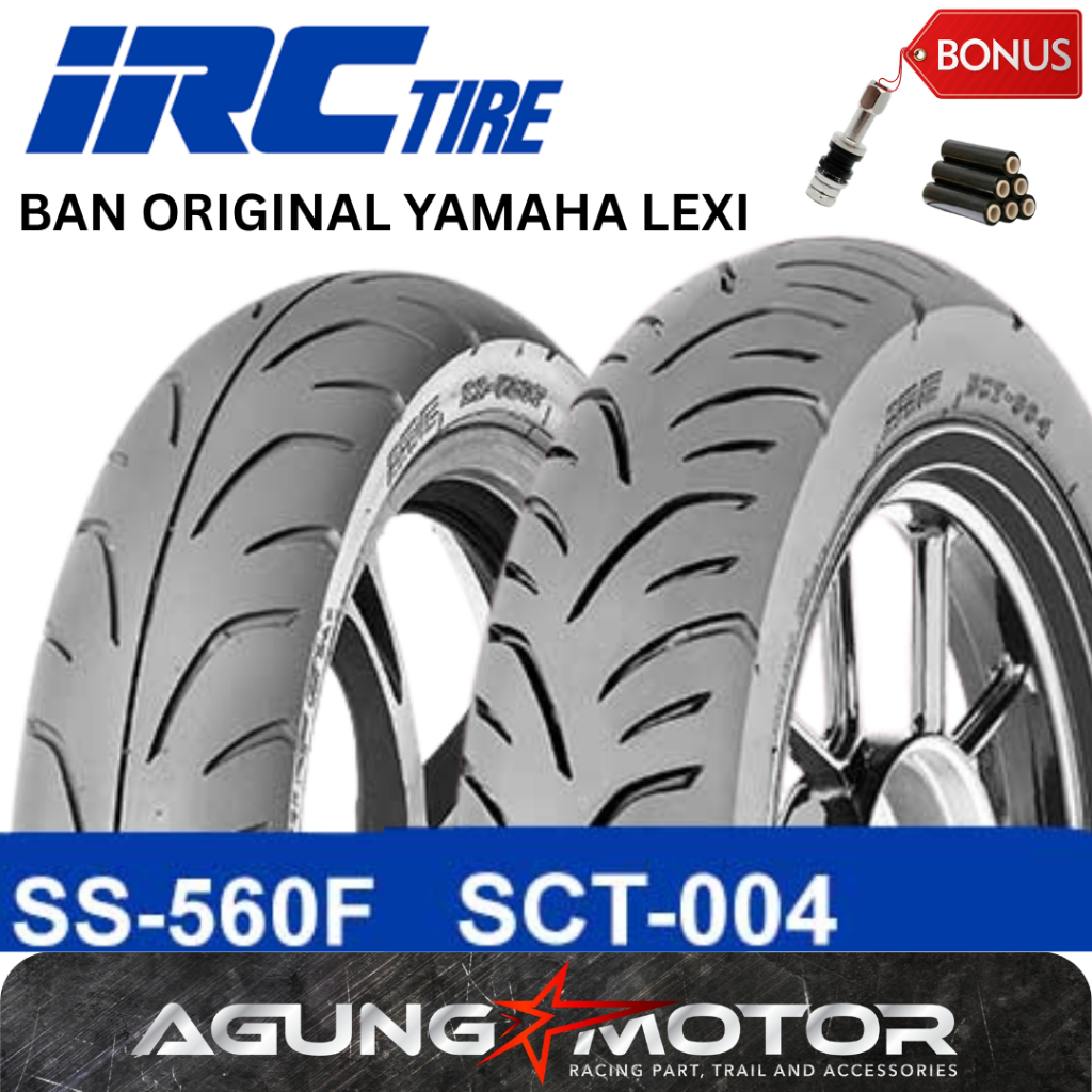 Ban Motor IRC Yamaha Lexi 90/90-14 100/90-14 IRC Tubeless