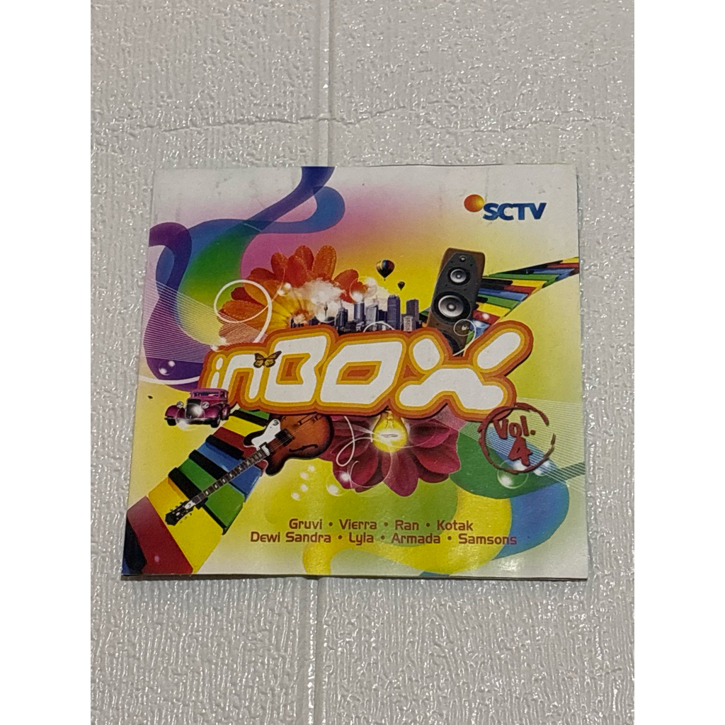 CD ALBUM VA INBOX VOL 4 VIERRA KOTAK BAND ORIGINAL
