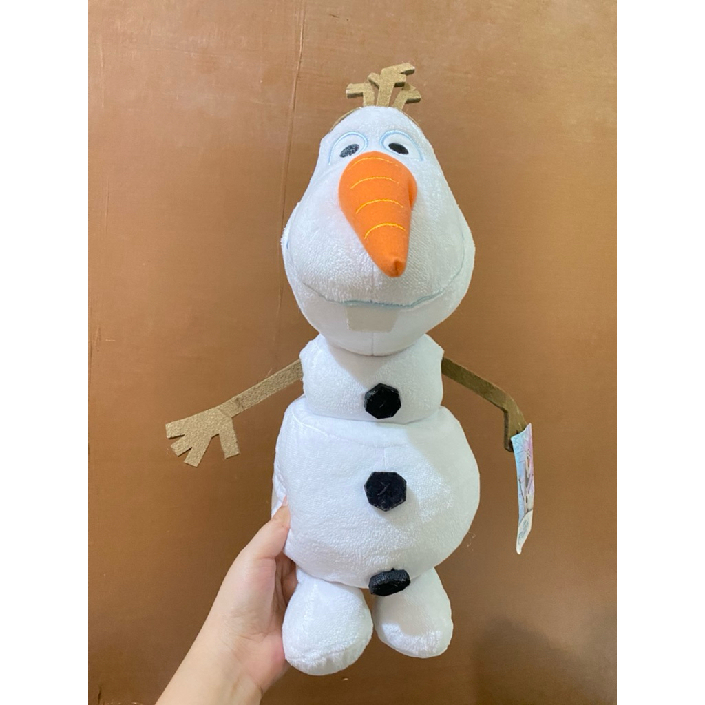 Boneka Karakter Olaf the Snowman Disney Frozen size 38cm Original / Boneka Olaf the Snowman / Boneka