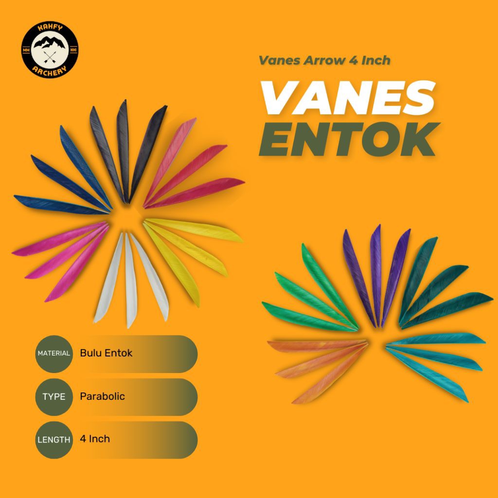 Vanes Arrow 4 Inch/Vanes Entok Parabolik