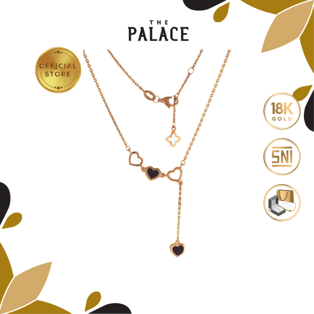 The Palace Enamel Love Necklace / kalung wanita