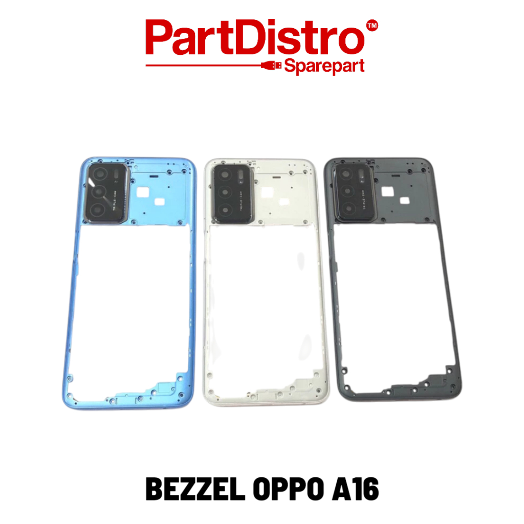 BAZEL/ BEZZEL OPPO A16 / HOUSING CASING OPPO A16 / TUTUP MESIN OPPO A16
