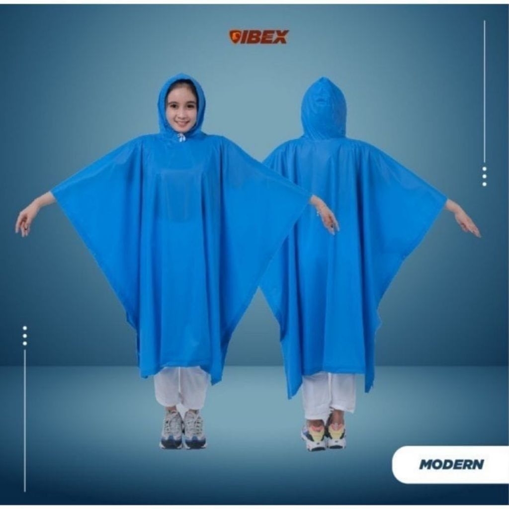Jas Hujan Poncho Modern Ibex