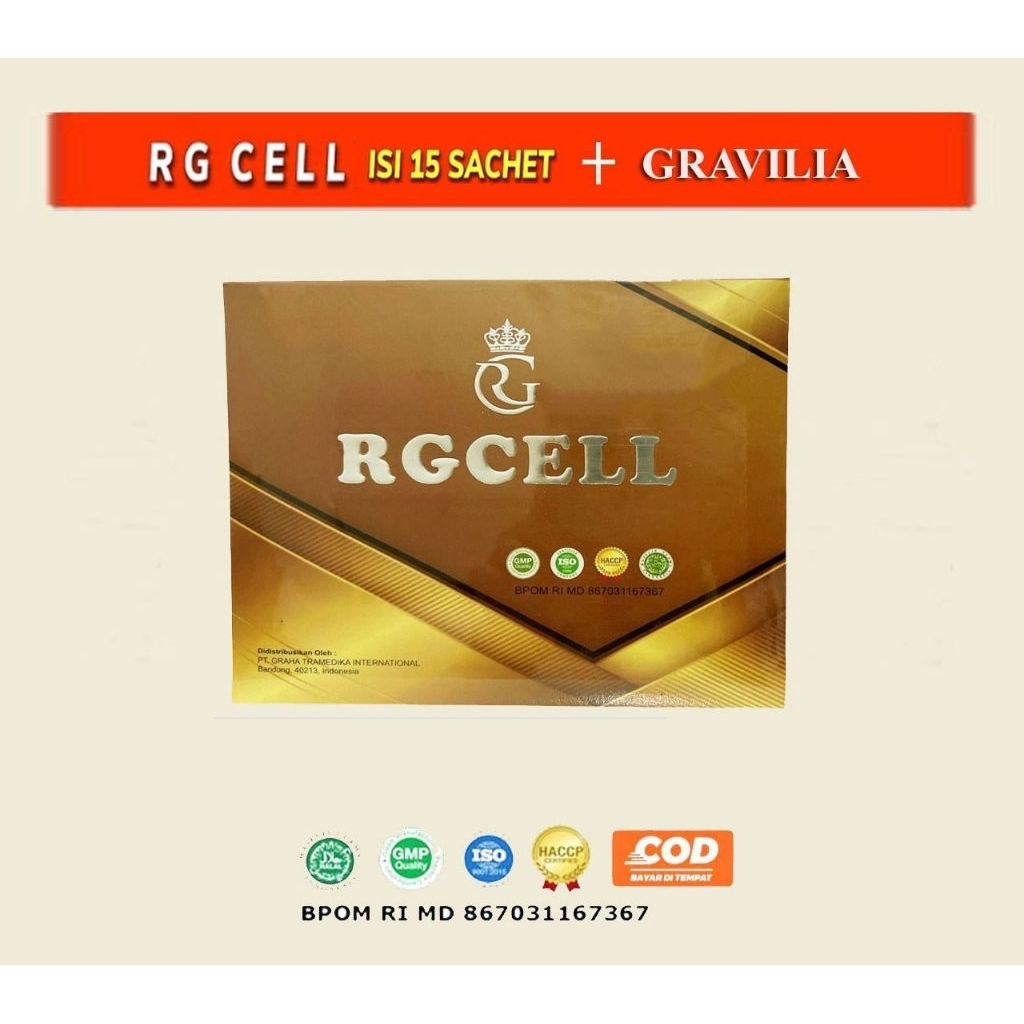 RG Cell Original Peptide 100% + Bonus rg cwll kapsul