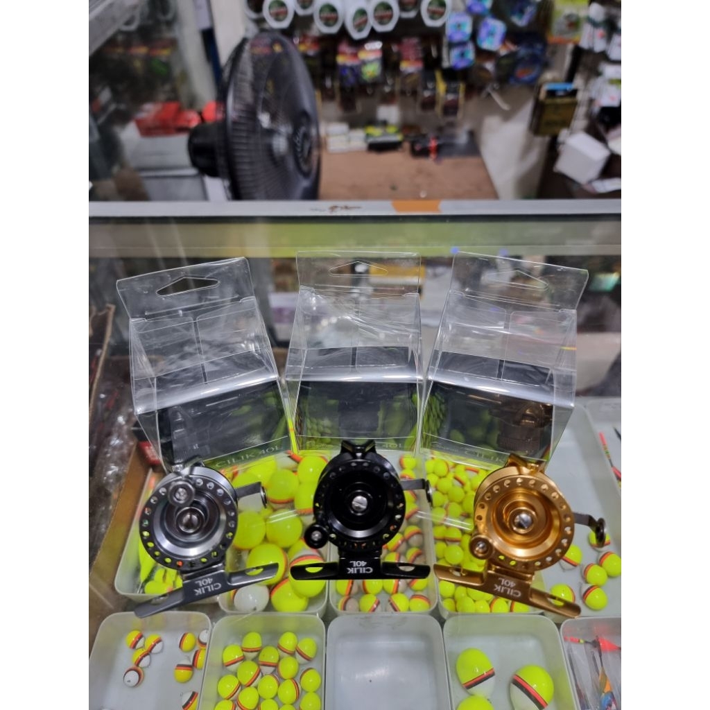 Reel tokos anyfish cilik 40L reel pancing tokos handle kiri full metal