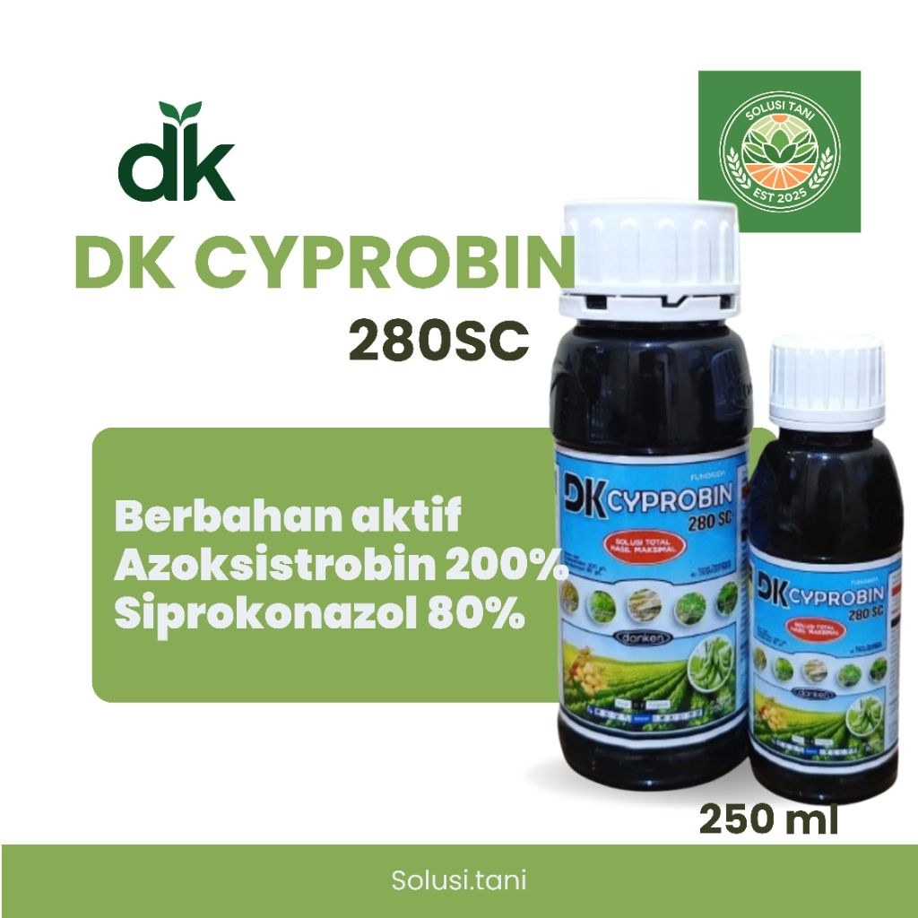 Fungisida DK Cyprobin 280 SC bahan aktif azoksistrobin dan siprokonazol