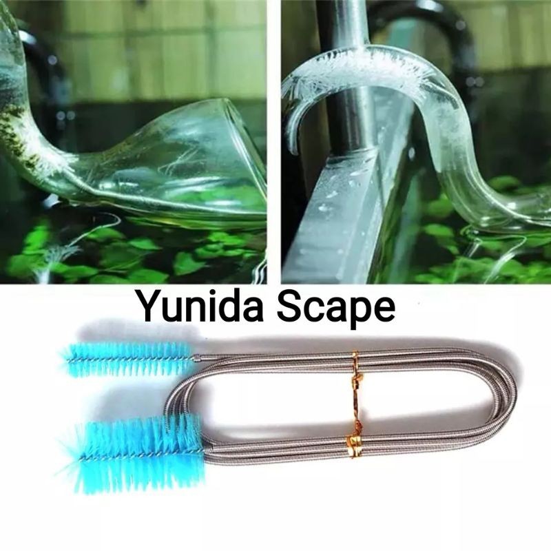 Sikat Pembersih Lily pipe flexible aquarium / Brush lily pipe