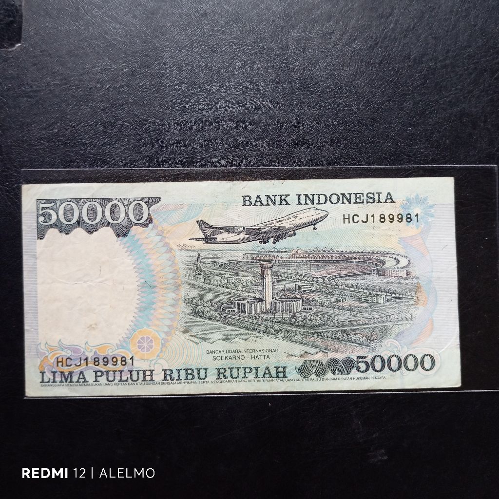 RADAR uang kertas kuno indonesia bekas asli