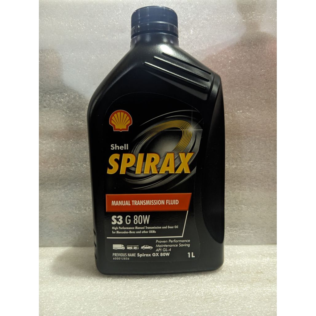 Oli shell Spirax S3 G80W 1 Liter Asli original