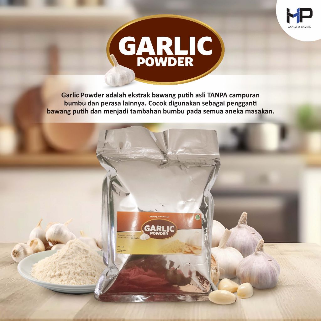 Bubuk bawang putih Garlic Powder / Ekstrak Bawang Putih - Rempah Bawang Grade A