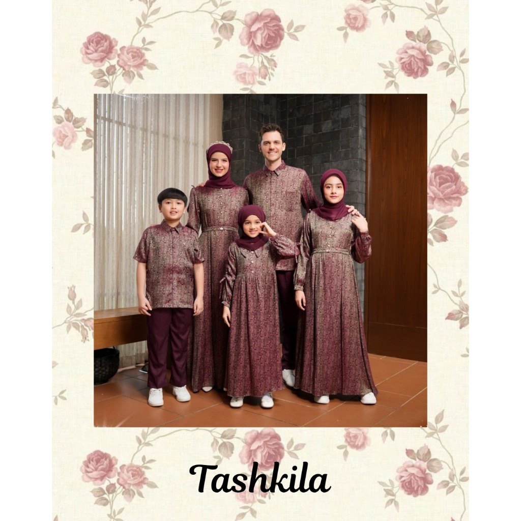( Sarimbit Ethica Royal  Warming Red ) Gamis Ethica Kagumi 366 Kahfi 383 Kagumi Kids 193 Kahfi kids 