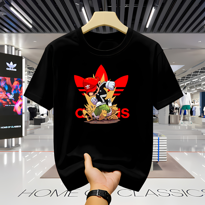 Kaos Adidas Pria Wanita – Gaya Sporty Casual, Katun Tebal & Authentic Look