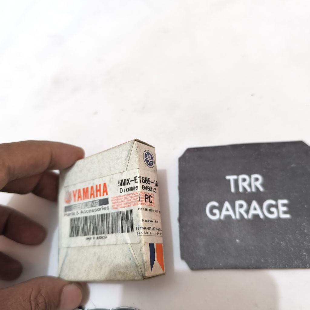 Ring seher piston YamahaMio sporty smile soul Nouvo old lama over size 100 standar original Yamaha