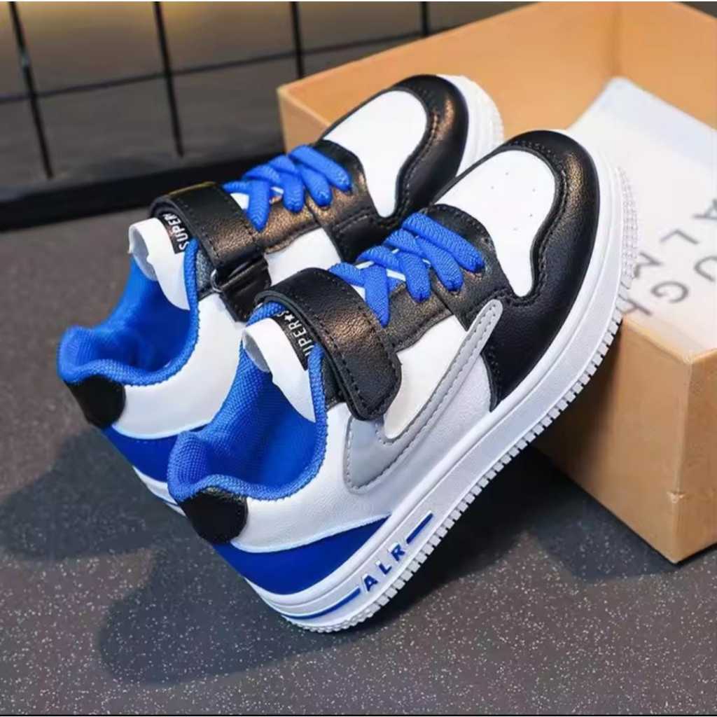 SEPATU ANAK ANAK LAKI LAKI UMUR 5 - 12 TAHUN SEKOLAH SD TK PAUD UKURAN 30- 35