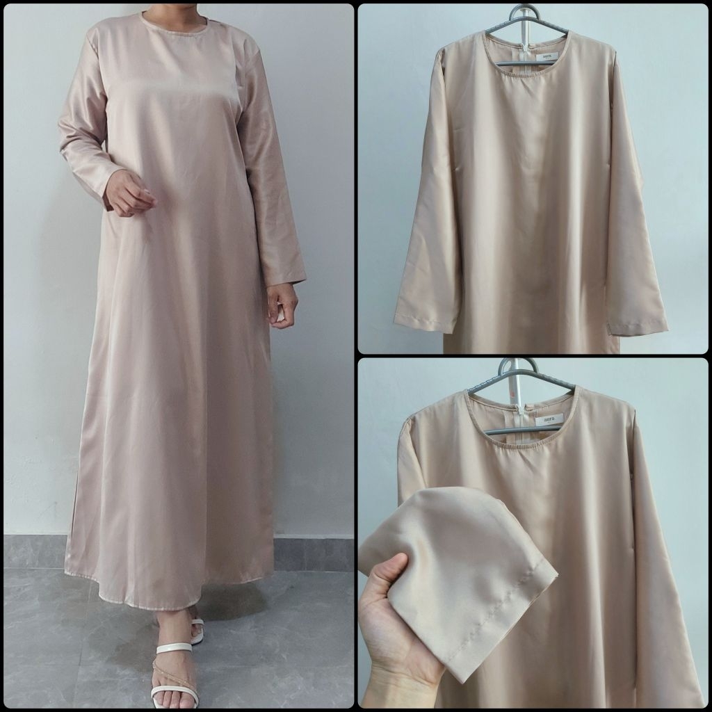 Dress Satin Gold