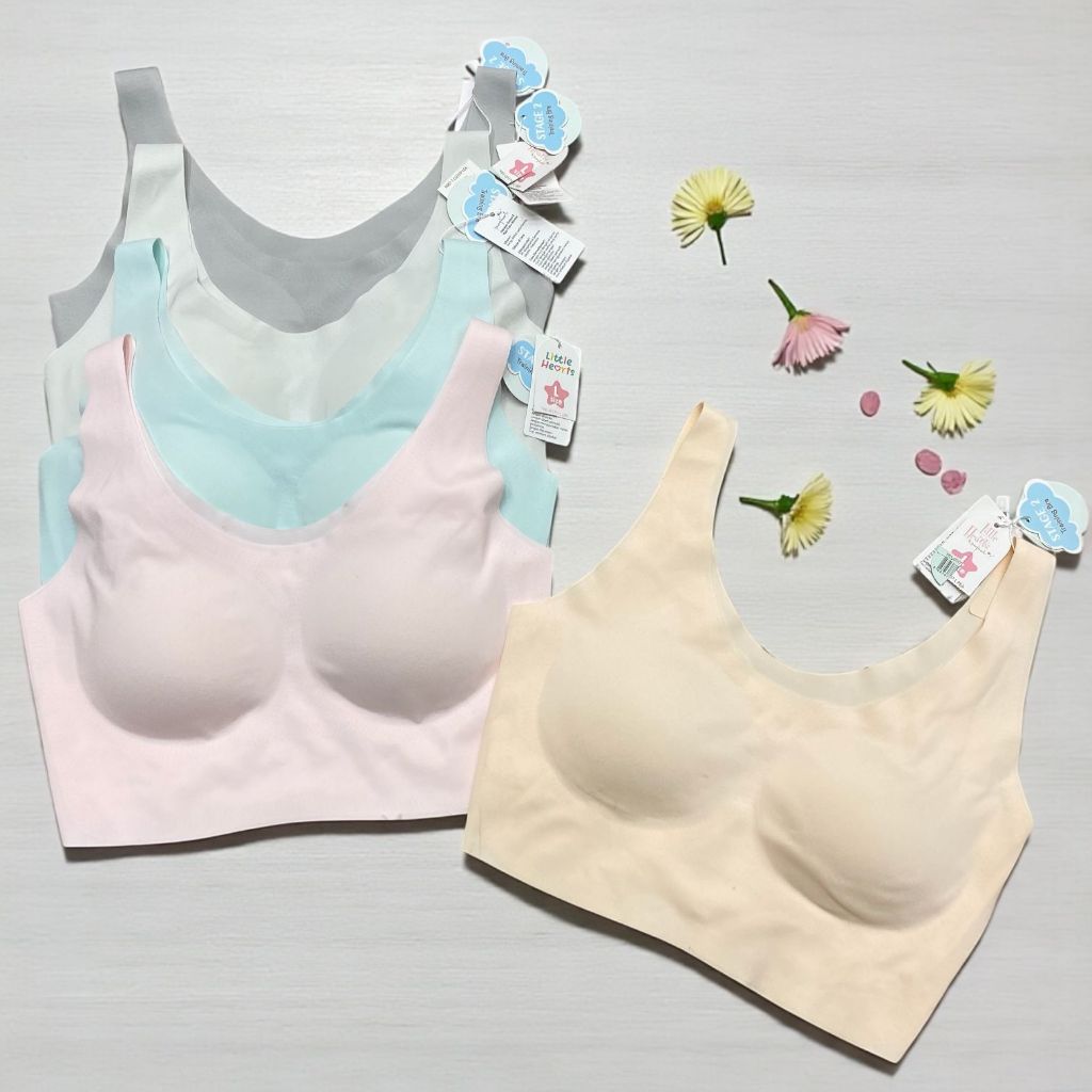 Miniset Remaja Seamless YOUNG HEARTS 011717-Busa Tipis-Tanpa Kait-Size M - XL