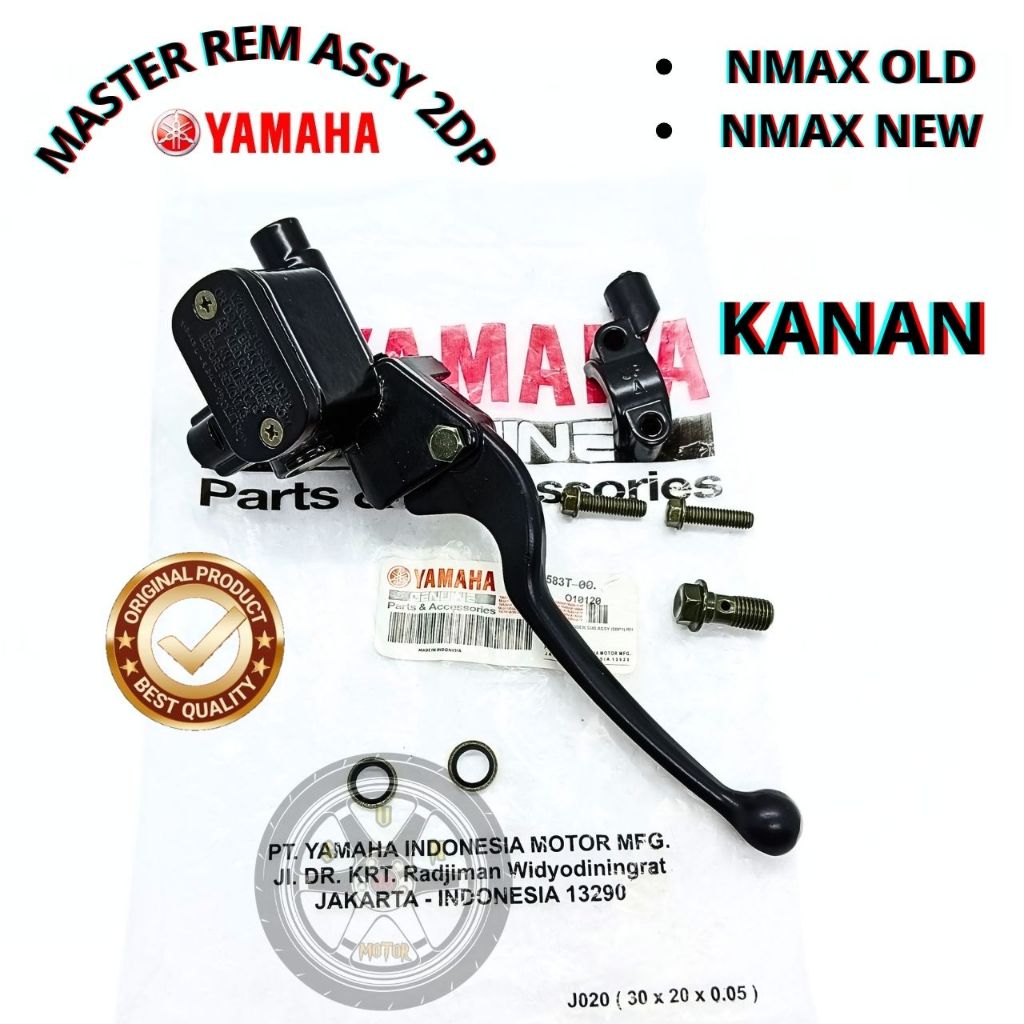 MASTER REM ASSY KANAN 2DP ORI YGP NMAX OLD , NMAX NEW ASLI ORIGINAL PRESISI
