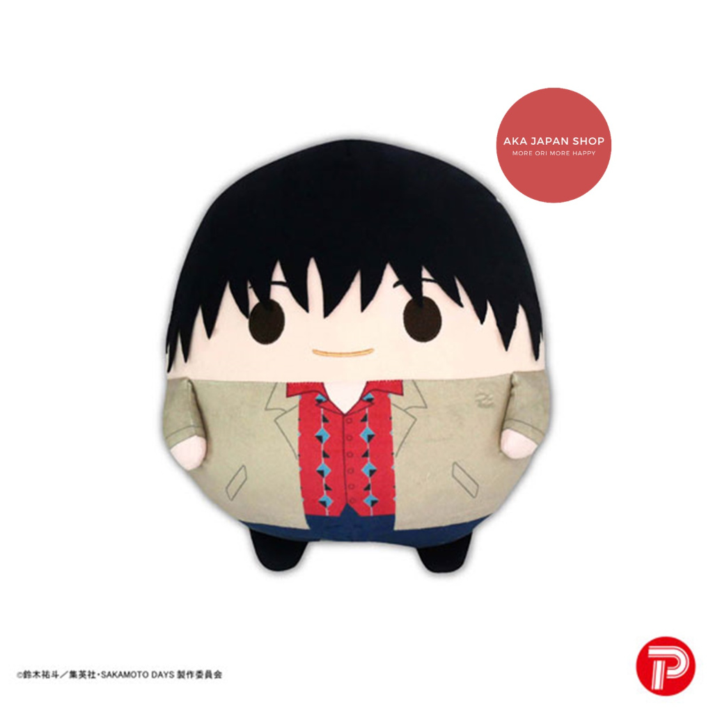 Sakamoto Days Plushie Mascot Fuwakororin Size M Nagumo Yoichi Smile Laugh ver Official Original