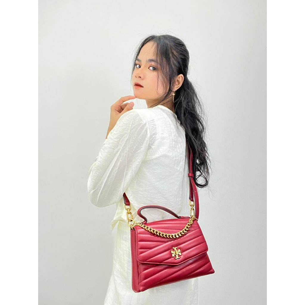 TB Kira Chevron Color Block Top Handle Satchel