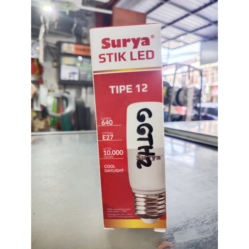 SURYA STIK LED/LAMPU BOHLAM STICK TIPE 12 WATT