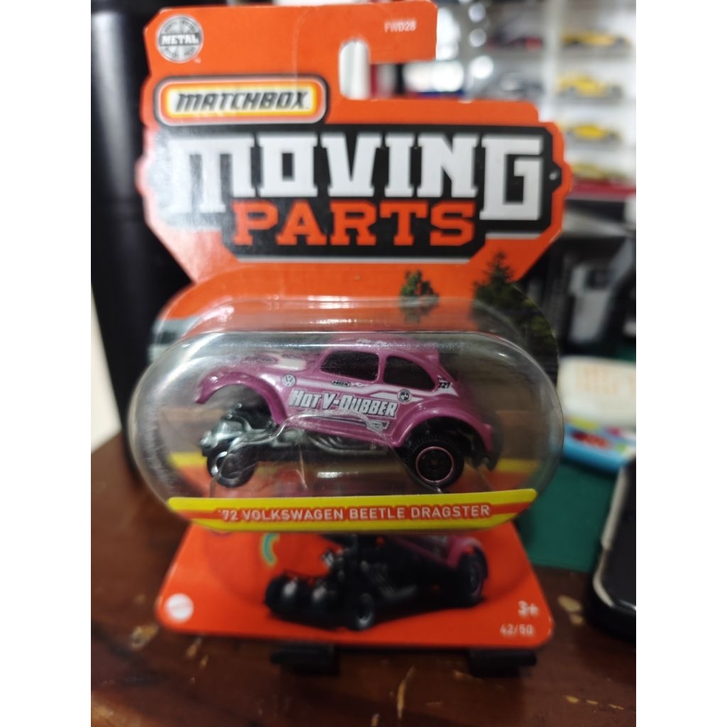 Matchbox Volkswagen Beetle Dragster Moving Parts