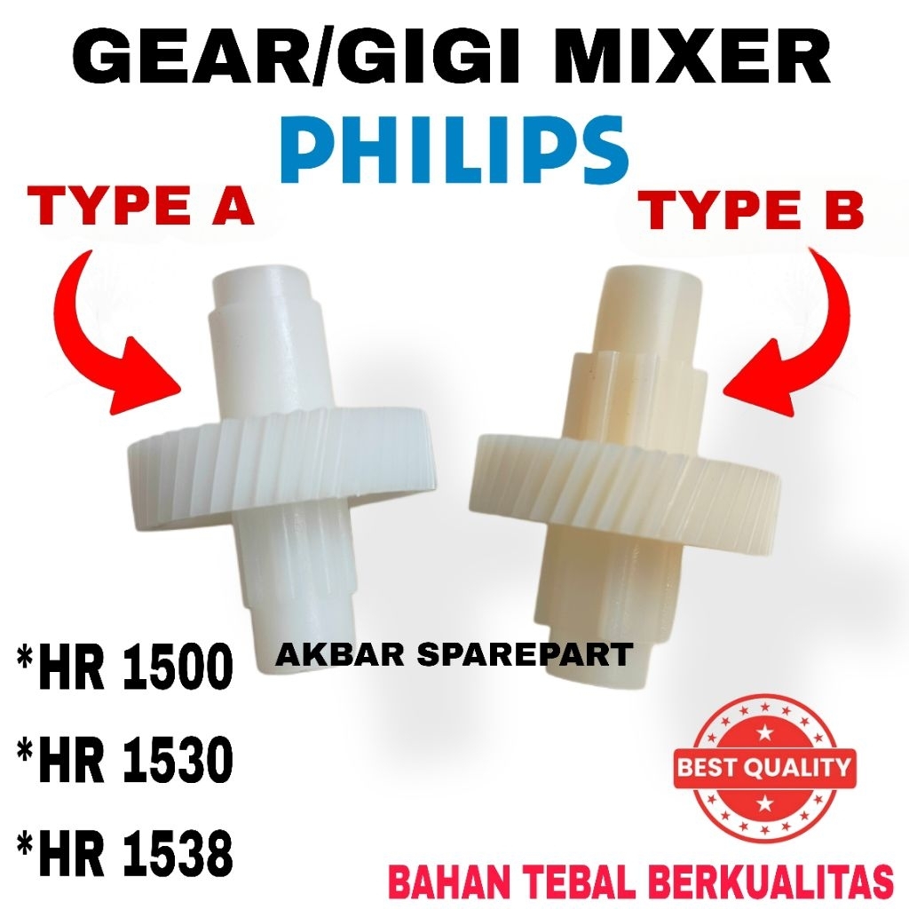 GIGI/GEAR MIXER PHILIPS MODEL LAMA  HR 1530 1500 1538