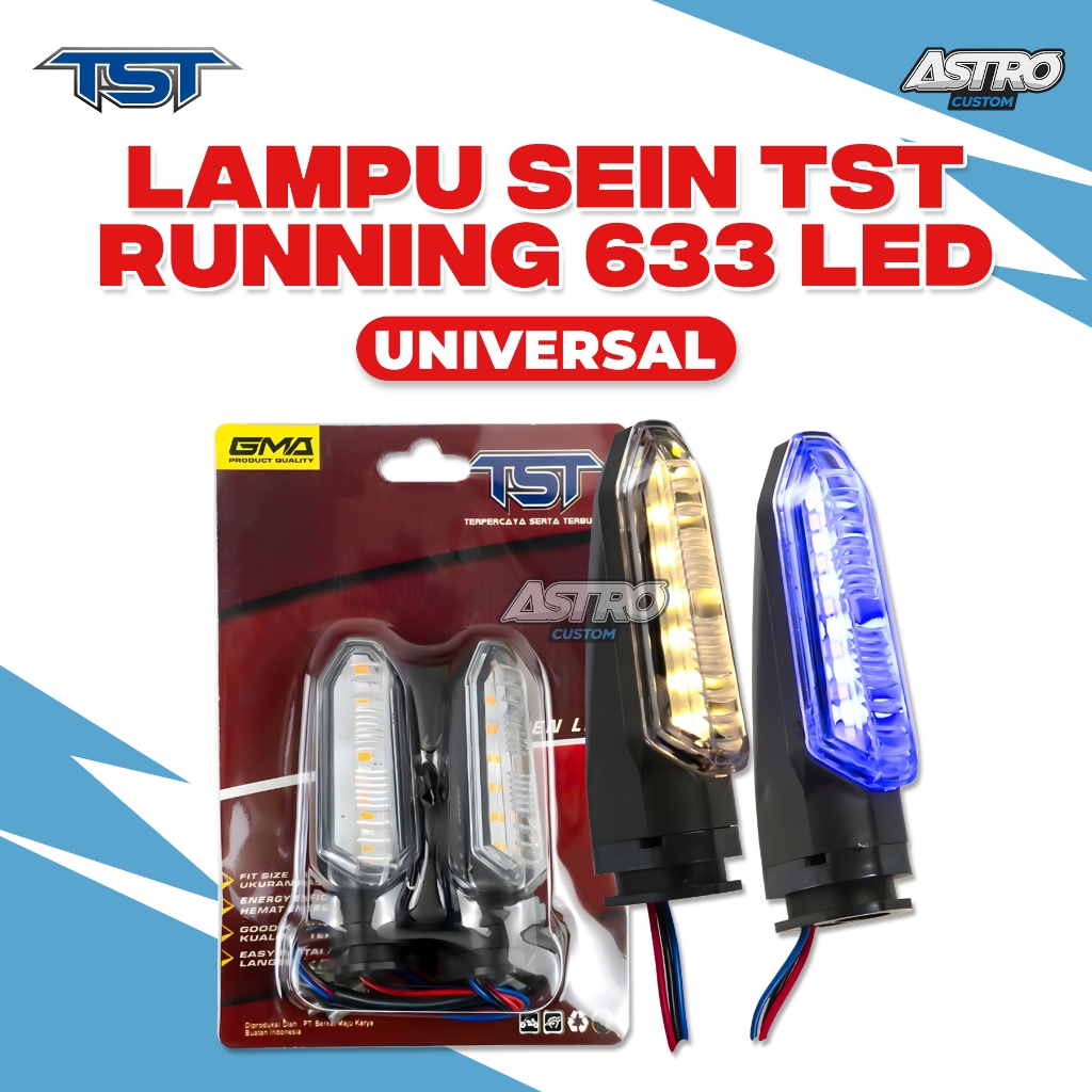 PROMO! TST Lampu Sen A 663 Vario 110 125 150 ALL OLD NEW Senja Biru Lamp Sein Running Universal