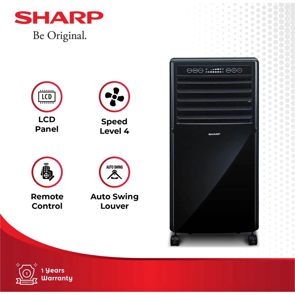 AIR COOLER SHARP PJ77TY - SHARP AIR COOLER PJ 77TY - PENDINGIN UDARA SHARP 77TY - KIPAS AC PORTABLE 