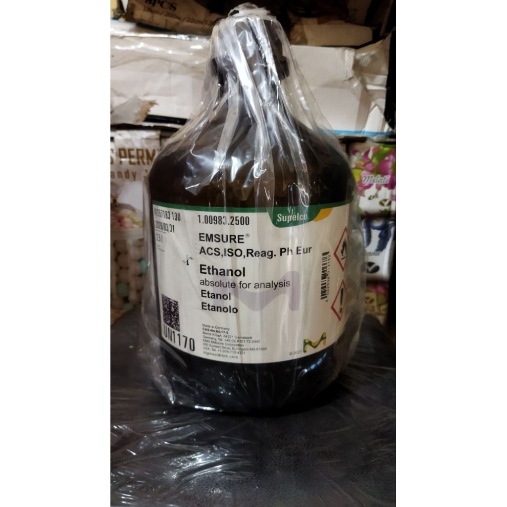 Ethanol pro analis merck 100983 2.5L ethanol merck 1.00983.2500