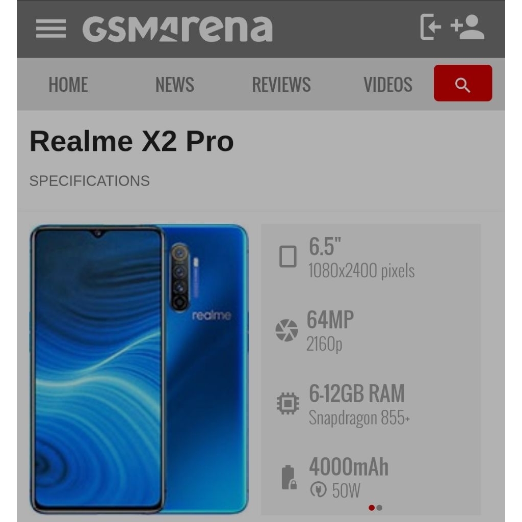 REALME X2 PRO 12/256 SECOND