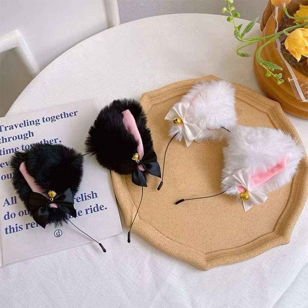 bando kucing nekomimi bando cat lonceng kuping kucing