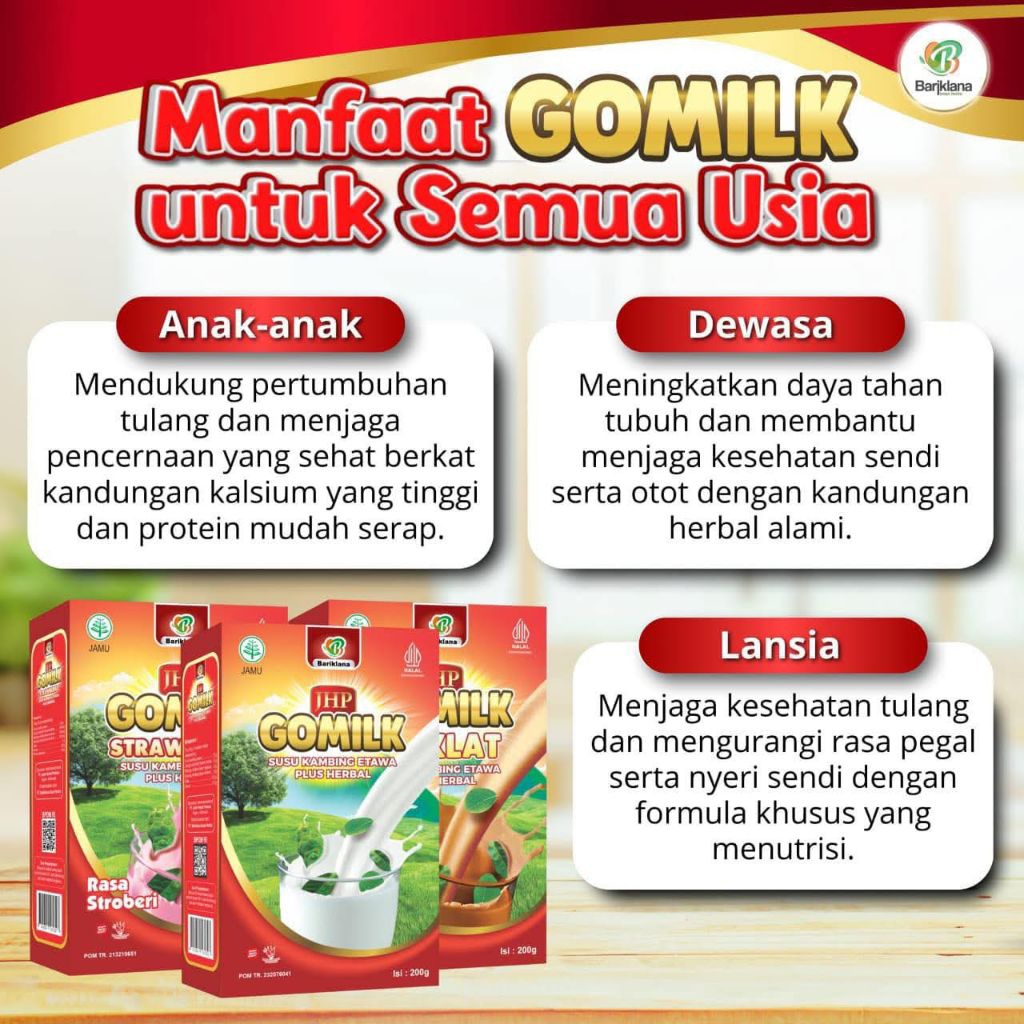 Gomilk/susu kambing