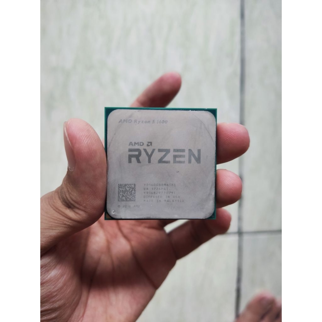 CPU / Processor - AMD Ryzen 5 1600 | 6 Core 12 Thread | AM4 | Fullset Dus & Stock Cooler