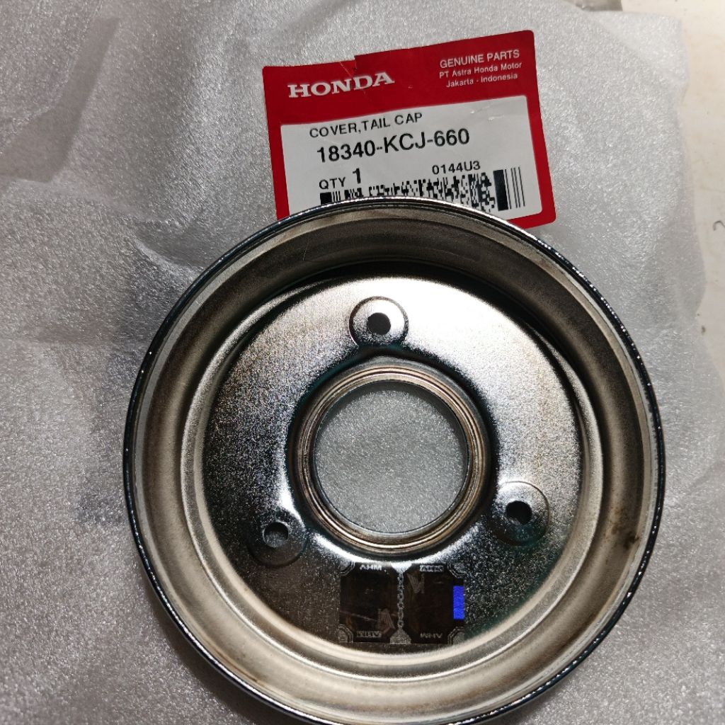 Cover krum knalpot belakang Honda TIGER REVO original baru AHM 18340-KCJ-660