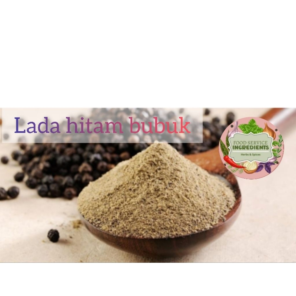 Lada hitam bubuk /  black pepper powder / bubuk lada hitam bubuk